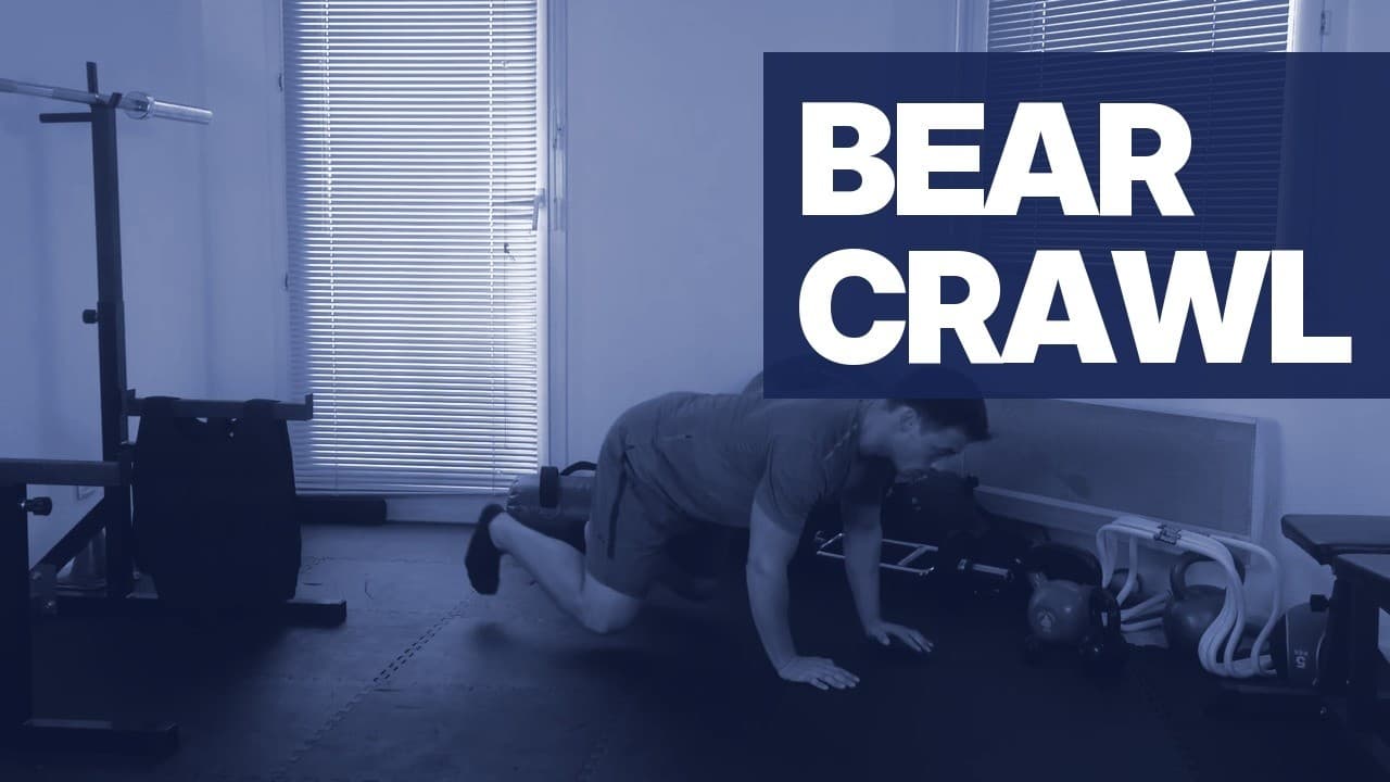 Découvrez le Bear Crawl : Un Exercice de Quadrupédie Efficace