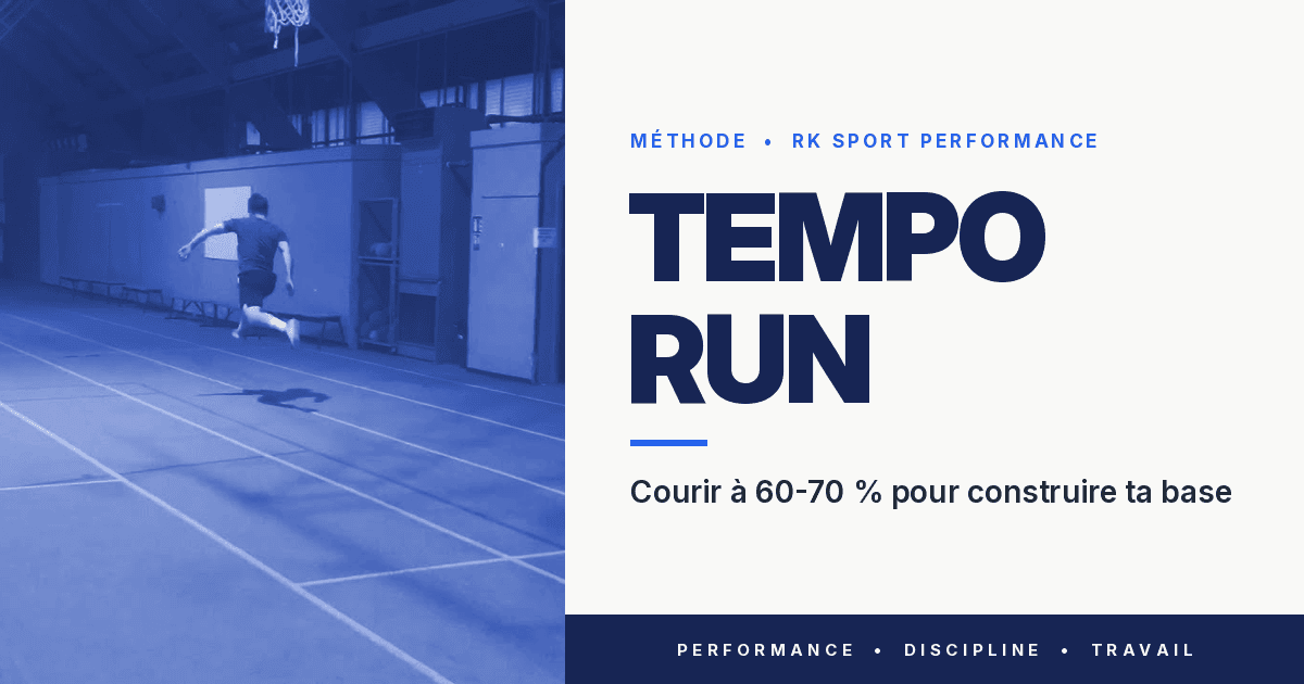 Tempo run : courir à 60-70 % pour construire ta base sans abîmer ta technique