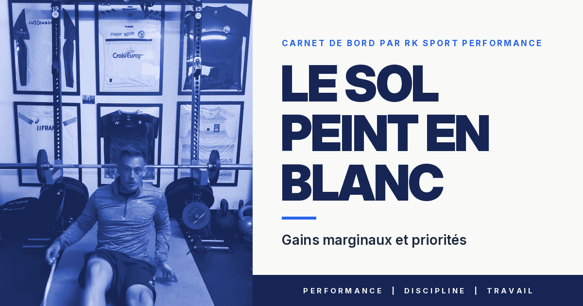 Le sol peint en blanc : gains marginaux et priorités