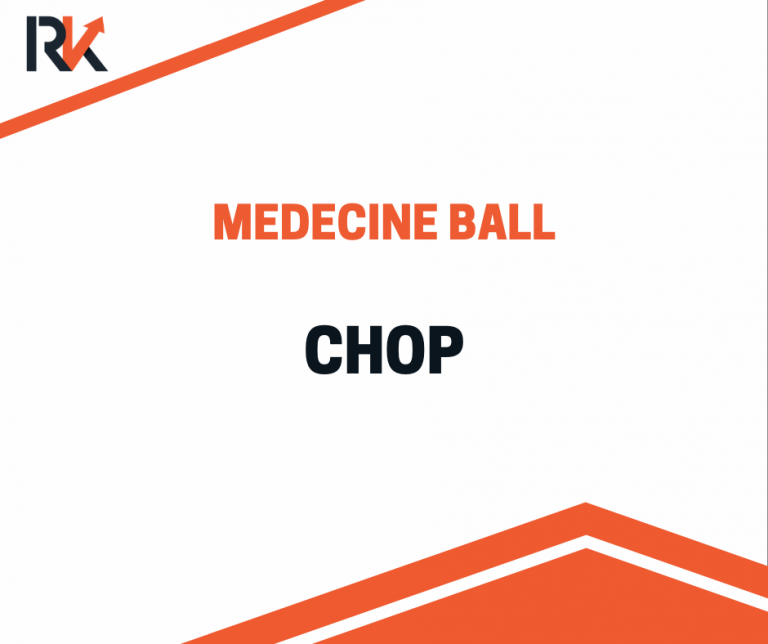 medball chop exercice gainage